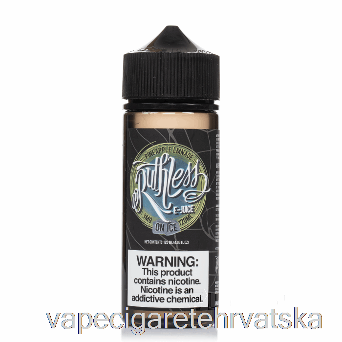 Vape Hrvatska Ananas Limunada Na Ledu - Nemilosrdna Para - 120ml 3mg